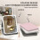 LED Makeup Mirror, Portable & Foldable with Light, Desktop Fill Light for Dorm/Office – Compatible with USB power 7