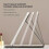 LED Makeup Mirror, Portable & Foldable with Light, Desktop Fill Light for Dorm/Office – Compatible with USB power 8