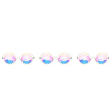 3X Kaleidoscope Glasses Rave Festival Party Sunglasses Diffracted Lens-Transparent