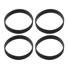 4X Fashion Silicone Rubber Elasticity Wristband Wrist Band Cuff Bracelet Bangle Black