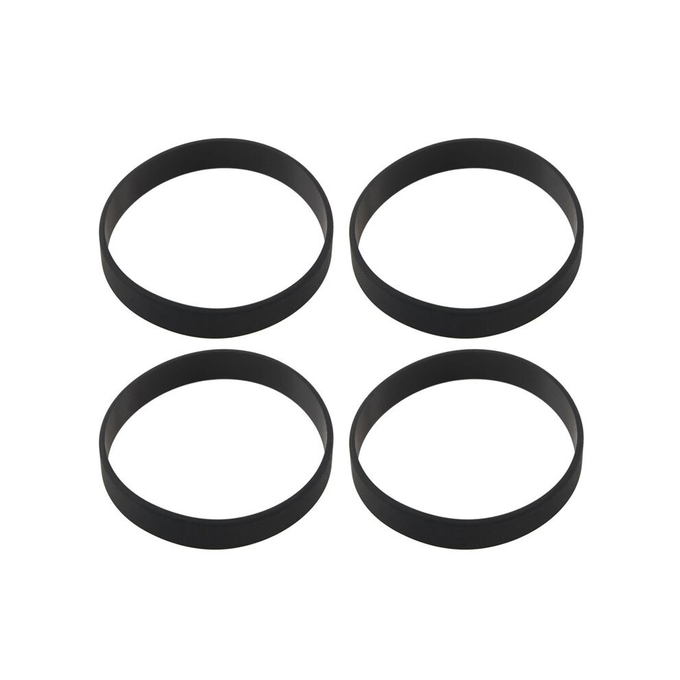 4X Fashion Silicone Rubber Elasticity Wristband Wrist Band Cuff Bracelet Bangle Black 4712673022727