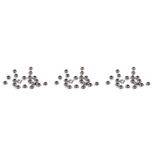 60 Pieces Stainless Steel Beads of Metal Beads Size 6mm for Jewelry Creation Jewelry Accessory
