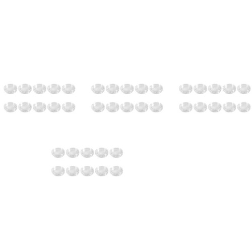 40 Pcs Small Round Transparent Plastic Coin Capsules Box 26mm
