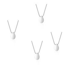 4X Personalisierte Teardrop-Form Der Wassertropfen-Feuerbestattungs-Urnen-Halskette mit Füllsatz für Asche-Feuerbestattungsschmuck
