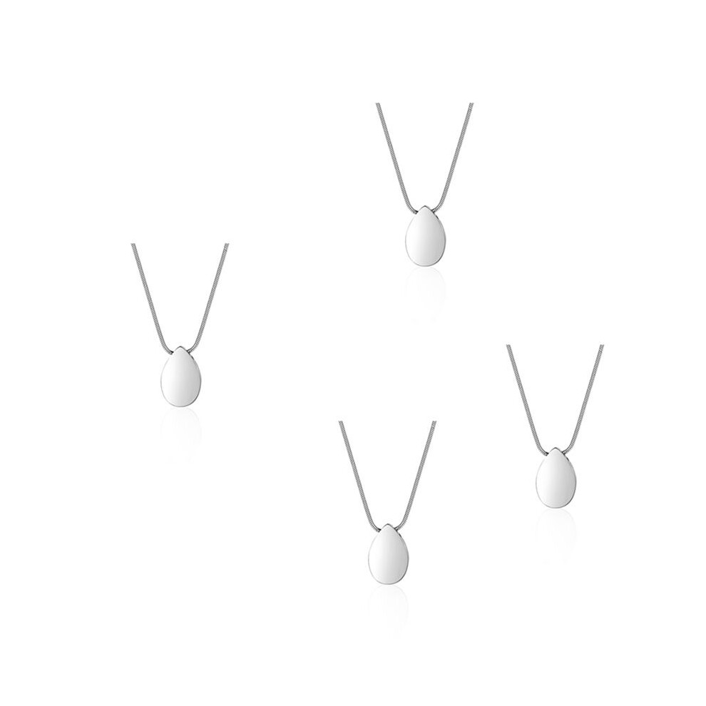 4X Personalized Teardrop Shape Of Waterdrop Cremation Urn Necklace With Fill Kit For Ashes Cremation Jewelry 4712989227878