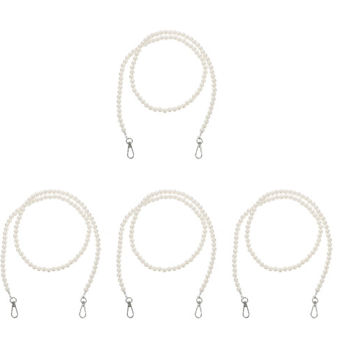 4Pcs Easy-Install Pearl Bag Shoulder Chains for Bag Decoration 1