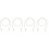 4Pcs Easy-Install Pearl Bag Shoulder Chains for Bag Decoration 4