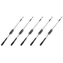 5X Antennas with Replacement Screws for RC Car Model 1/10 -4 - Black, 290mm