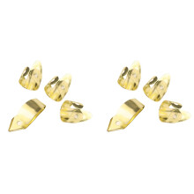 Gitarren Finger Picks 6 Zeige Finger + 2 Daumen Verstellbarer Metall Banjo Finger Style Pick Finger Schutz