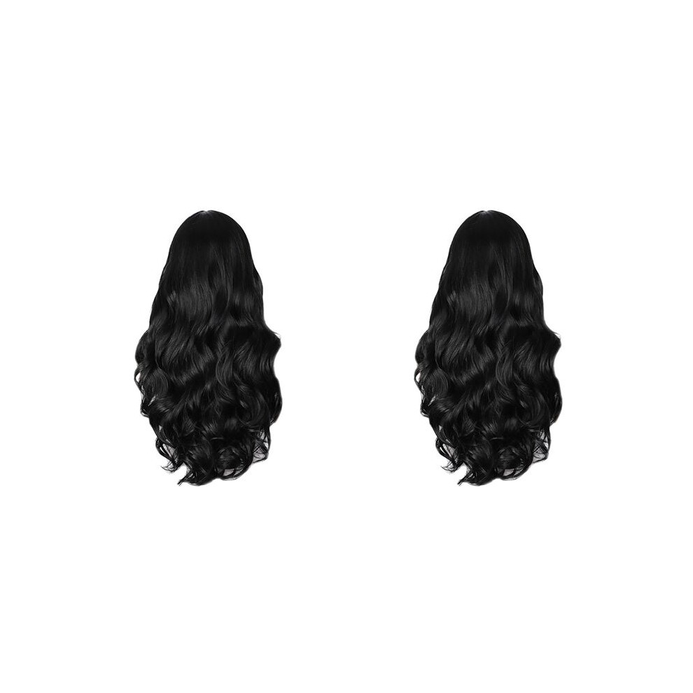 Unisex Black 2X Body Wave Lace Front Wig Natural Hairline Body Wave Human Hair Wigs Brazilian Pre-Plucked Lace Front Human Hair Wigs