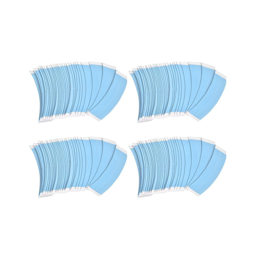 Unisex 144Pc Strong Fixed Double Tape Wig Adhesive Extended Hair Tape Waterproof For Toupee Lace Wig Film With Slitting