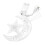 Unique White Plastic Christmas Tree Topper for Festive Decor 3