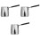 3Pièces Chauffant En Acier Inoxydable Cuisine Argent 9