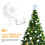 Unique White Plastic Christmas Tree Topper for Festive Decor 8