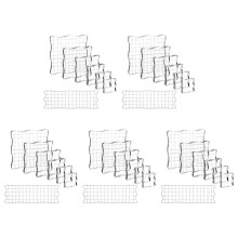 35 Pieces Clear Stamp Blocks, Acrylic Stamping Blocks Tools Set with Grid for Scrapbooking Crafts, Cards, Schedule Book