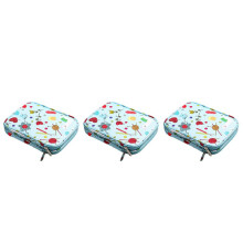 3X Empty Knitting Needles Case Travel Storage Organizer Storage Bag for Circular Knitting Needles and Accessories Bag