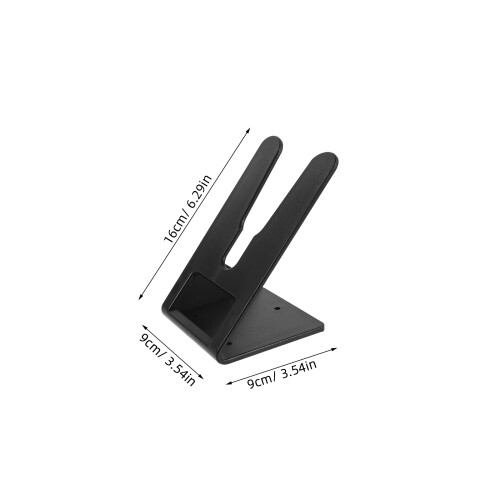 Porte-Scanner En Plastique Noir, Fixation Facile Pour 1