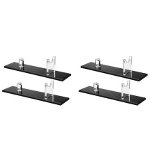 4 Piezas Soporte ExhibicióN para Cuchillos,Estuche AcríLico Cuchillos,Soporte para Cuchillos Escritorio,Soporte para Cuchillos Individual para