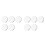 10PCS Glass Pattern Weights for Sewing, Fabric Sewing Weight Cloth Dressmaking Pattern Making and Sample Cutting Weights 1