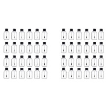 48 Garrafas PláSticas Vazias da Cola Dos Pces com Escovas Garrafas Vazias da Pintura da Arte de 1.7 Oz Cola CriançAs CriançAs Arte Artesanato