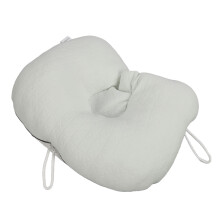 Coussin d'accueil pour bébé en forme de U – Soutien du cou doux et respirant pour nourrissons avec cordon de serrage