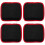4Pcs Comfortable Lifting Pads Durable Workout Grips Black for Exercise 4