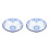 2Pcs Retro Enameled Bowls Multi-Purpose Storage and Mixing Basins 6