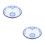 2Pcs Retro Enameled Bowls Multi-Purpose Storage and Mixing Basins 7