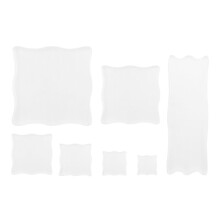 7 Pieces Clear Stamp Blocks, Acrylic Stamping Blocks Tools Set with Grid for Scrapbooking Crafts, Cards, Schedule Book