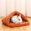 Hamster Winter Bed Plush Hideout Small Warm Nest for 4