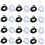 192Pcs Stretch Knit Elastic Loop in Assorted Colors for DIY Projects 6