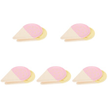 80Pièces Assiettes Jetables Couleurs Vives Thème Glace