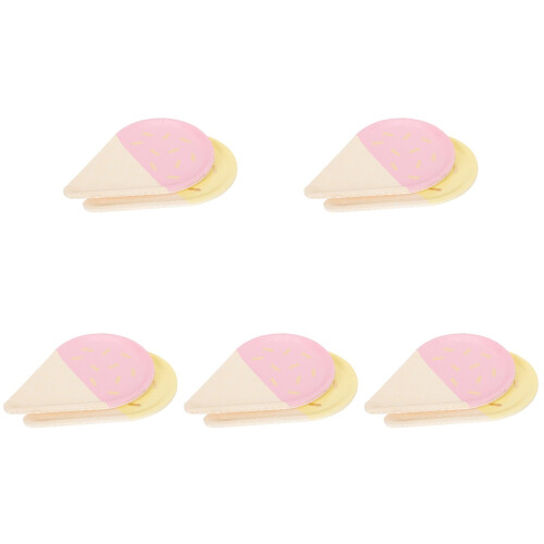 80Pièces Assiettes Jetables Couleurs Vives Thème Glace