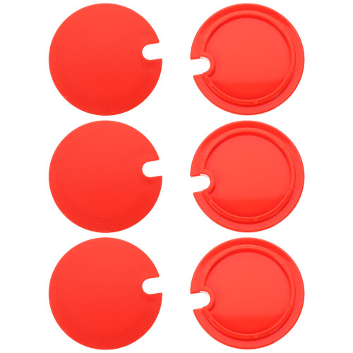 12Pièces Couvercles Rouge Pour Mug Protection Poussière