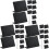 3Ensembles Mini Ardoises Noires Pour Indication, Mariage Et Buffet 1