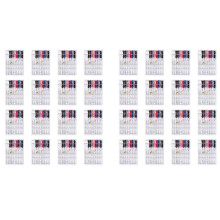 32 Boxes Home and Travel Quick Fix Sewing Kit Pre Threaded Needle Kit, Each Box with 10 Pieces