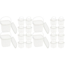 20Pièces Seaux Transparents Couvercle Pour Popcorn Fruits