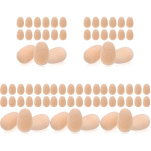 100Pièces Œufs Simulés En Bois Résistants Pour Pâques
