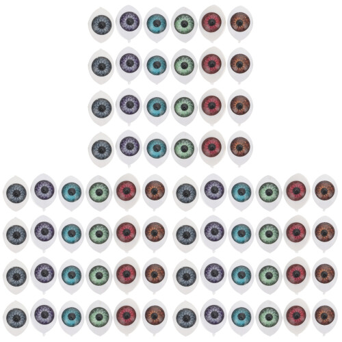 360Pcs Assorted Color Halloween Eyeballs Toy Plastic Simulation Props
