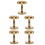 5Pièces Accessoires Main Courante Inox Montage Facile 1