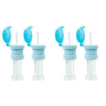 4Pièces Couvercles Bébé Antifuite Facile Nettoyage