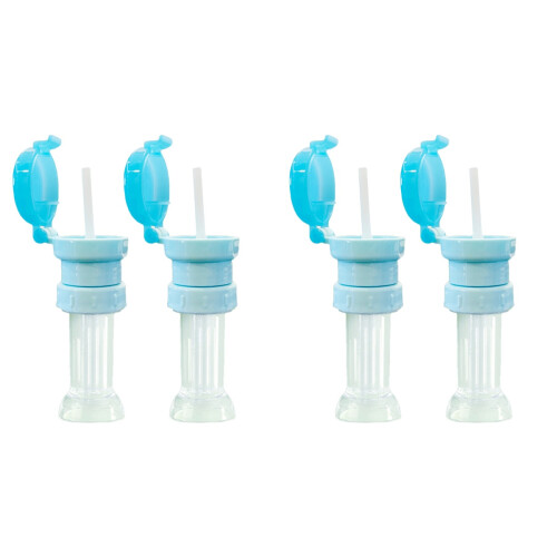 4Pièces Couvercles Bébé Antifuite Facile Nettoyage