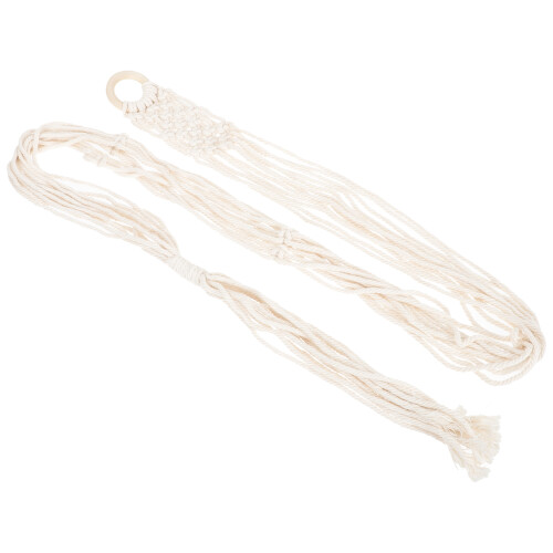 2Pcs Cotton Guitar Net Strap Durable White Guitar Belt for Home Use 1