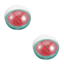 2Pcs Assorted Color Inflatable PVC Beach Ball Play Outdoor Toy