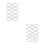 2Sets White Double-Sided Adhesive Tapes Hot Melt Glue for Office Use 1
