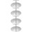 4Pcs Burger Accessory Stainless Food Press Simple Easy Use Smasher 8