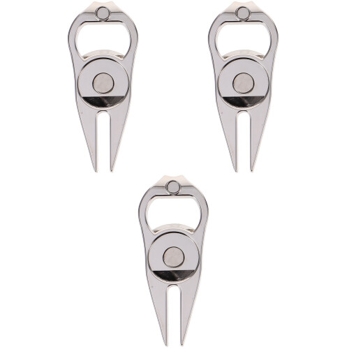 3 Pcs Golf Fork Fixer Key Zinc Alloy 2