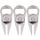 3 Pcs Golf Fork Fixer Key Zinc Alloy 4