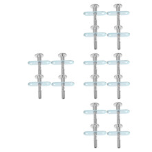 16Pcs Spring Loaded Iron Latches Silver for and Cage Doors