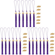 3Sets DIY Graduation Tassels 2023 Polyester Assorted Colors for Caps